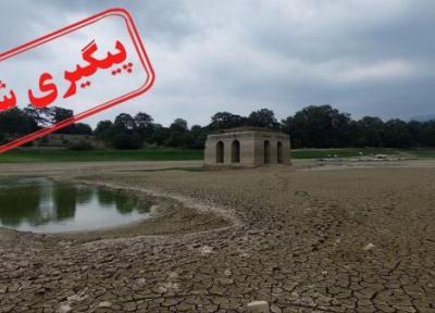 دلیل خشکسالی دریاچه مجموعه تاریخی عباس آباد پیگیری شد